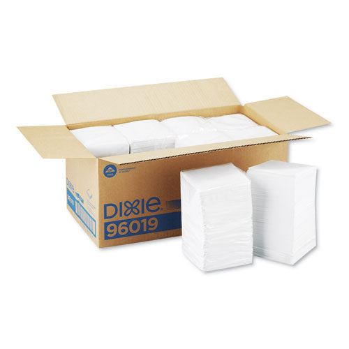 Image of Georgia Pacific® Professional 96019 BevNap Beverage Napkins, 1-Ply, 9.5 x 9.5, White, 4,000/Carton