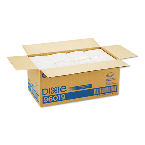 Image of Georgia Pacific® Professional 96019 BevNap Beverage Napkins, 1-Ply, 9.5 x 9.5, White, 4,000/Carton
