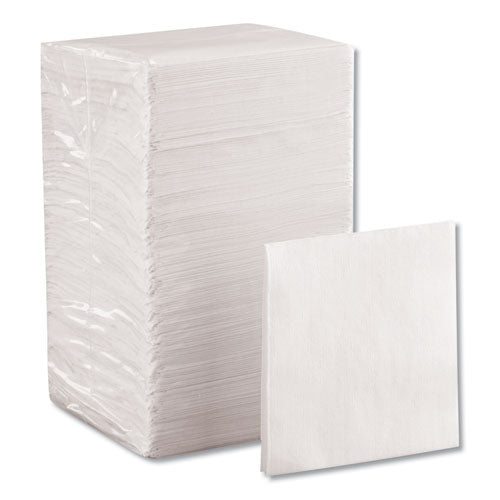 Image of Georgia Pacific® Professional 96019 BevNap Beverage Napkins, 1-Ply, 9.5 x 9.5, White, 4,000/Carton