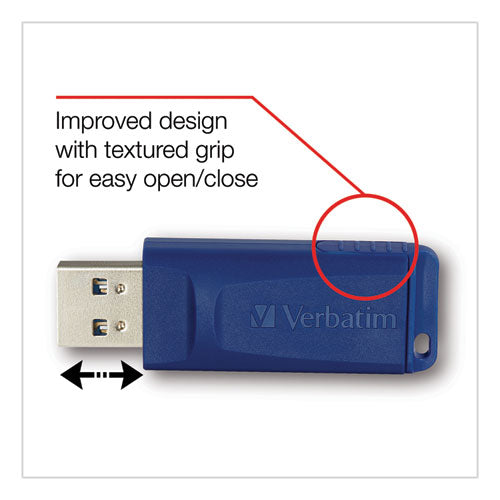 Image of Verbatim® 97408 Classic Usb 2.0 Flash Drive, 32 Gb, Blue