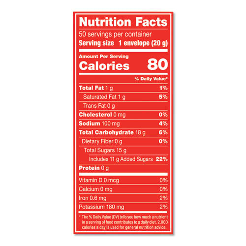Image of Nestle® 12096919 Hot Cocoa Mix, Dark Chocolate, 0.71 Oz, 50/box