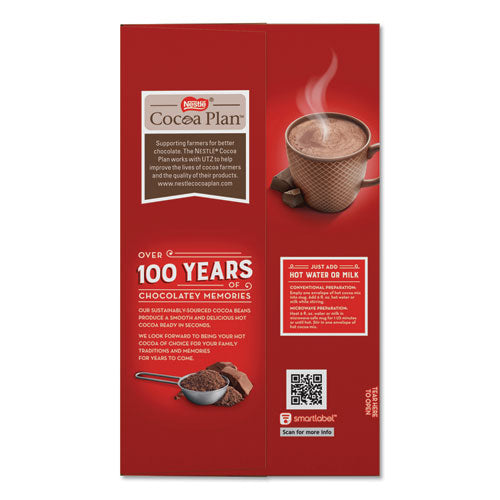 Image of Nestle® 12096919 Hot Cocoa Mix, Dark Chocolate, 0.71 Oz, 50/box