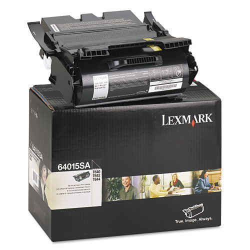 Image of Lexmark 64015SA 64015sa Return Program Toner, 6,000 Page-Yield, Black