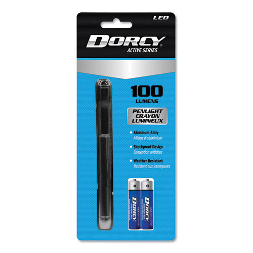 Image of DORCY® 411218 100 Lumen Led Penlight, 2 Aaa Batteries (included), Silver