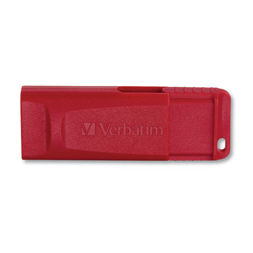 Image of Verbatim® 98525 Store 'n' Go Usb Flash Drive, 128 Gb, Red