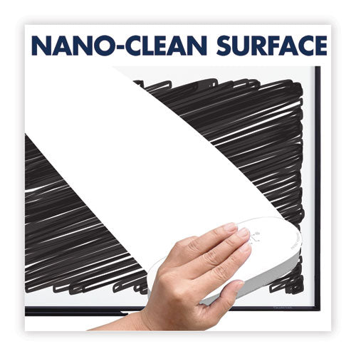 Image of Quartet® SM531 Classic Series Nano-Clean Dry Erase Board, 24" x 18", White Surface, Satin Aluminum Frame