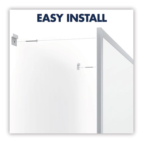 Image of Quartet® SM531 Classic Series Nano-Clean Dry Erase Board, 24" x 18", White Surface, Satin Aluminum Frame