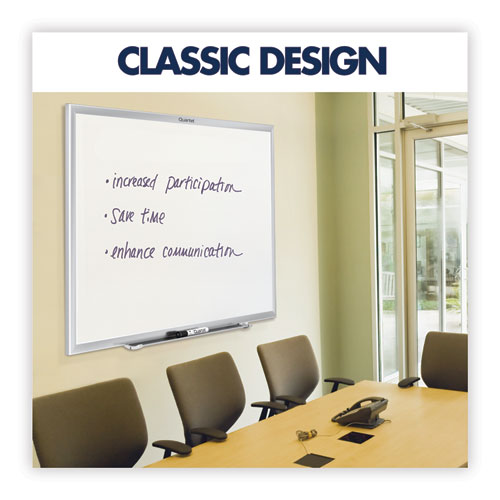 Image of Quartet® SM531 Classic Series Nano-Clean Dry Erase Board, 24" x 18", White Surface, Satin Aluminum Frame