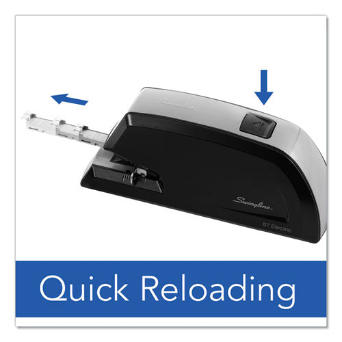 Image of Swingline® S7006701A Commercial Electric Stapler, 20-Sheet Capacity, Black
