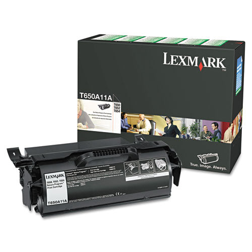 Image of Lexmark T650A11A T650a11a Return Program Toner, 7,000 Page-Yield, Black