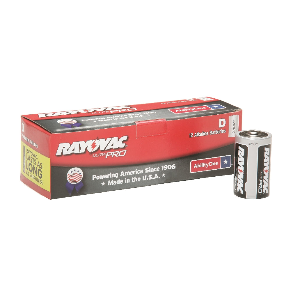 Image of Alkaline Battery, D, 1.5V, Package of 12