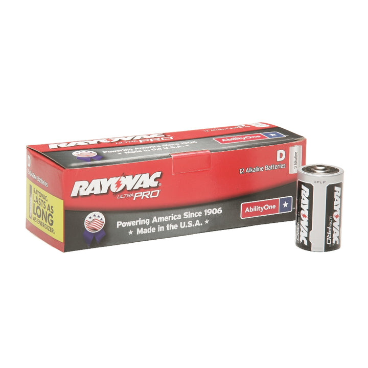Image of Alkaline Battery, D, 1.5V, Package of 12