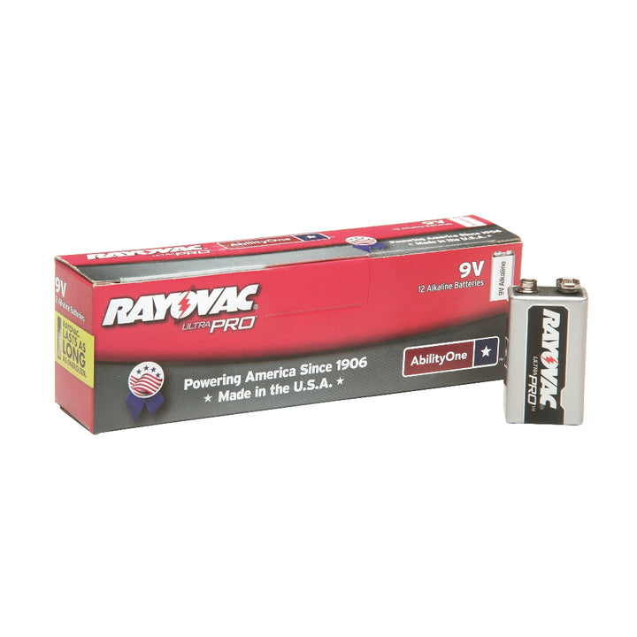 Image of Alkaline Battery, 9V, 12/Package, 1 Package