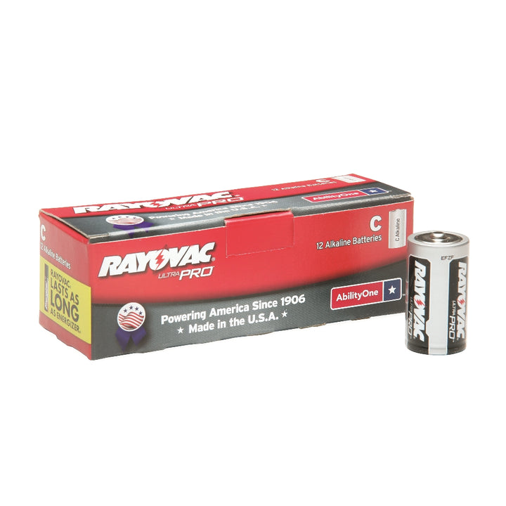 Image of Alkaline Battery, C, 1.5V, 12/Package, 1 Package