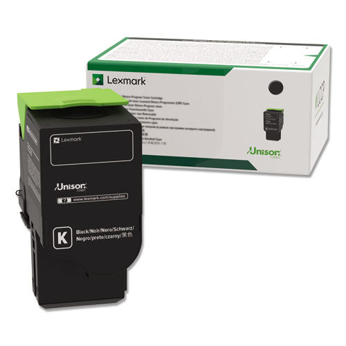 Image of Lexmark 78C1UK0 78c1uk0 Return Program Toner, 10,500 Page-Yield, Black