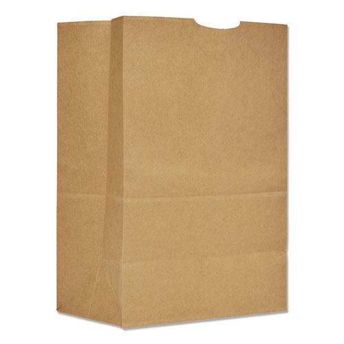 Image of Ross & Wallace Paper Products 110415 Grocery Paper Bags, 1/6 BBL Size, Extra Heavy-Duty, 75# Basis Weight, 12" x 7" x 17", Kraft, 400/Bundle