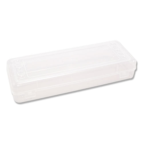 Image of Innovative Storage Designs 67033 Stretch Art Box, 13.25" x 5" x 2.3", Clear