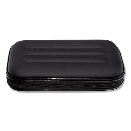 Image of Innovative Storage Designs 67000 Large Soft-Sided Pencil Case, 8.75" x 5.25" x 2", Black