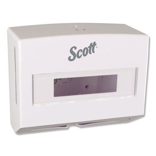 Image of Scott® 09214 Scottfold Folded Towel Dispenser, 10.75 X 4.75 X 9, White
