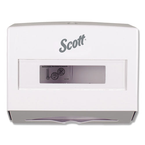 Image of Scott® 09214 Scottfold Folded Towel Dispenser, 10.75 X 4.75 X 9, White