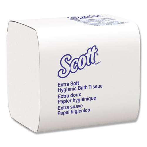 Image of Scott® 48280 Hygienic Bath Tissue, Septic Safe, 2-Ply, White, 250 Sheets/Pack, 36 Packs/Carton