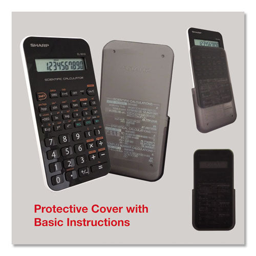 Image of Sharp® EL501X2BWH El-501xbwh Scientific Calculator, 10-Digit Lcd