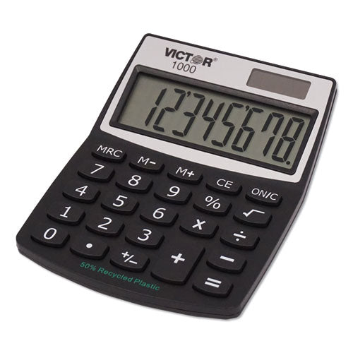 Image of Victor® 1000 1000 Minidesk Calculator, 8-Digit LCD
