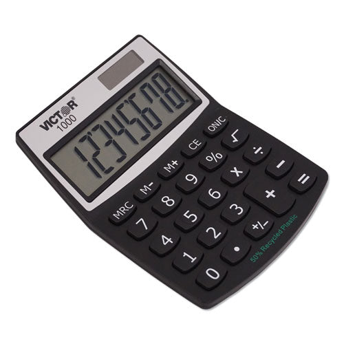 Image of Victor® 1000 1000 Minidesk Calculator, 8-Digit LCD