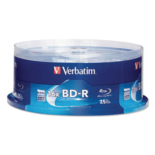 Image of Verbatim® 97457 Bd-R Blu-Ray Disc, 25 Gb, 16x, White, 25/pack