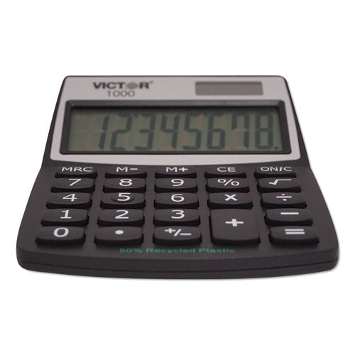 Image of Victor® 1000 1000 Minidesk Calculator, 8-Digit LCD