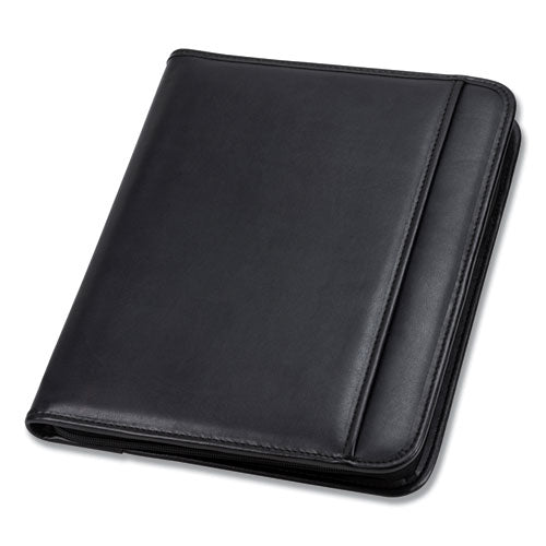 Image of Samsill® 70820 Professional Zippered Pad Holder, Pockets/slots, Writing Pad, Black