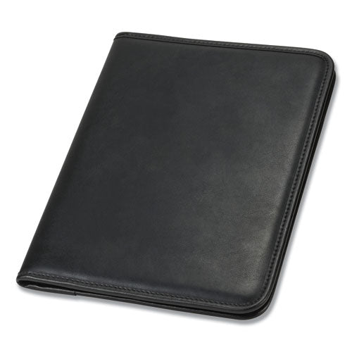 Image of Samsill® 70810 Professional Padfolio, Storage Pockets/card Slots, Writing Pad, Black