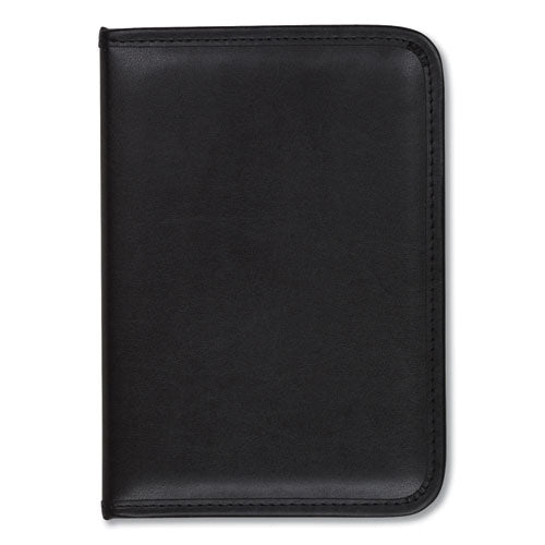 Image of Samsill® 70811 Professional Padfolio, 3/4w X 9 1/4h, Open Style, Black