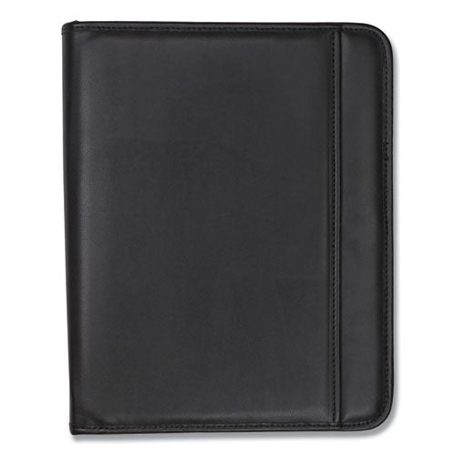 Image of Samsill® 70820 Professional Zippered Pad Holder, Pockets/slots, Writing Pad, Black