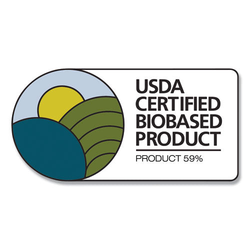 Image of Samsill® 18917 Earth's Choice Plant-Based Round Ring View Binder, 3 Rings, 0.5" Capacity, 11 x 8.5, White