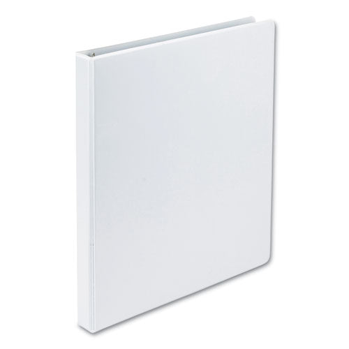 Image of Samsill® 18917 Earth's Choice Plant-Based Round Ring View Binder, 3 Rings, 0.5" Capacity, 11 x 8.5, White