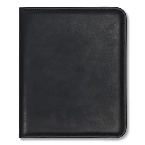 Image of Samsill® 70810 Professional Padfolio, Storage Pockets/card Slots, Writing Pad, Black