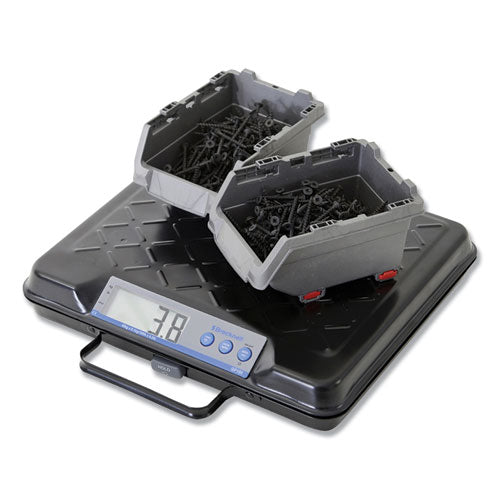 Image of Brecknell GP100 Portable Electronic Utility Bench Scale, 100 lb Capacity, 12.5 x 10.95 x 2.2  Platform