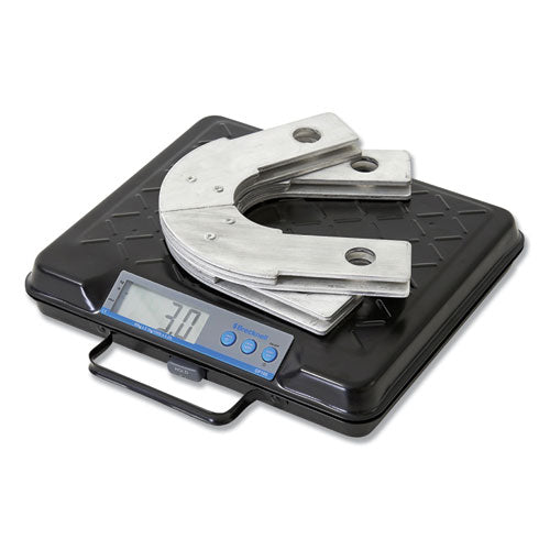 Image of Brecknell GP100 Portable Electronic Utility Bench Scale, 100 lb Capacity, 12.5 x 10.95 x 2.2  Platform