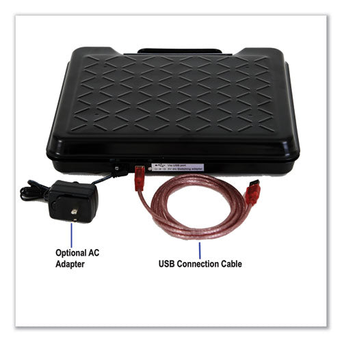 Image of Brecknell GP250 Portable Electronic Utility Bench Scale, 250 lb Capacity, 12.5 x 10.95 x 2.2  Platform