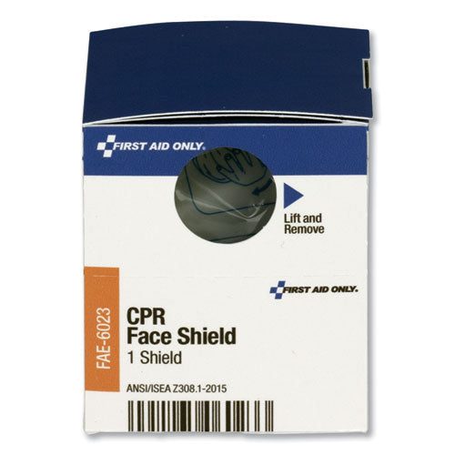 Image of First Aid Only FAE-6023 SmartCompliance CPR Face Shield and Breathing Barrier, Plastic, One Size Fits Most