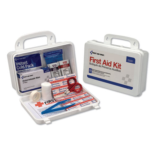Image of PhysiciansCare® by First Aid Only® 25001-004 First Aid Kit For Use By Up To 25 People, 113 Pieces, Plastic Case