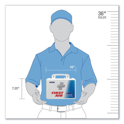 Image of PhysiciansCare® by First Aid Only® 60002-003 Office First Aid Kit, For Up To 25 People, 131 Pieces, Plastic Case