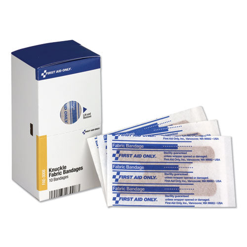 Image of First Aid Only FAE-3008 Knuckle Bandages, Individually Sterilized, 10/box