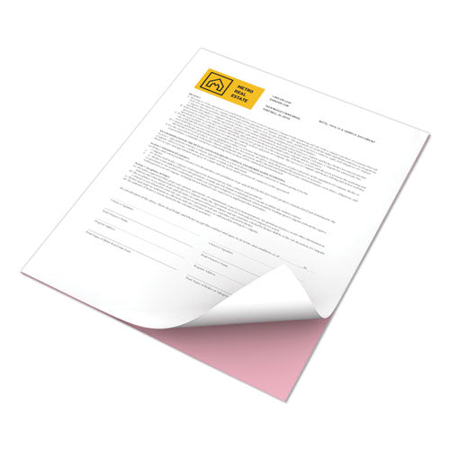 Image of xerox 3R12421 Revolution Digital Carbonless Paper, 2-Part, 8.5 x 11, Pink/White, 5,000/Carton