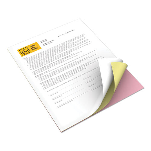 Image of xerox 3R12425 Revolution Carbonless 3-Part Paper, 8.5 x 11, White/Canary/Pink, 5,000/Carton