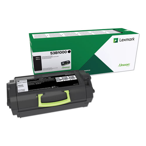 Image of Lexmark 53B1000 53b1000 Unison Toner, 11,000 Page-Yield, Black
