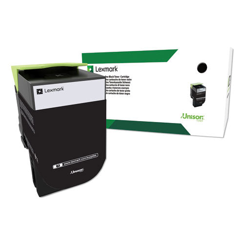 Image of Lexmark 80C1HK0 80c1hk0 Return Program High-Yield Toner, 4,000 Page-Yield, Black