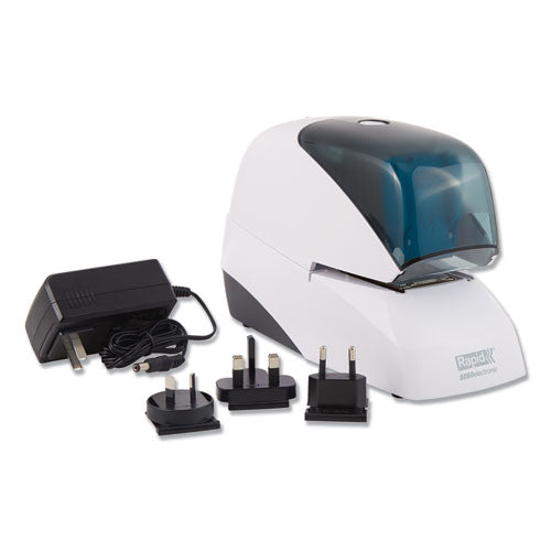 Image of Rapid® 73157 5050e Professional Electric Stapler, 60-Sheet Capacity, White