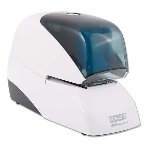 Image of Rapid® 73157 5050e Professional Electric Stapler, 60-Sheet Capacity, White